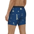 thumbnail image 3 of Rocae Lighthouses and Anchors for Stretch Moisture-Wicking Underwear,Men's Underwear Boxer Briefs Medium, 3 of 9