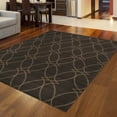 thumbnail image 1 of Radici USA 3783 Pristine Modern Contemporary Geometric Brown Area Rug (5'3" x 7'3"), 1 of 2