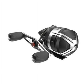 Zebco Omega Pro Spincast Fishing Reel, Size 20 Reel, Dual  Ceramic Pick-up Pins, Solid-Brass Pinion Gear, GlideLine ll Line Retrieval  System, Pre-Spooled with 6-Pound Fishing Line, Braid Ready, Black 