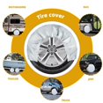 thumbnail image 4 of Cubiertas para neumáticos 4 Piezas Cubierta Universal para neumáticos Protección Solar Protección para Ruedas Remolque Autocaravana Coche Camión Cubiertas para neumáticos Impermeables (30-32 Pulgadas) JM, 4 of 5