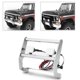 thumbnail image 3 of Parachoques delantero de metal con luz LED para Axial SCX10 90046 GEN8 RC 1:10 Rock Plata, 3 of 9