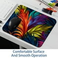 thumbnail image 6 of Frond Gaming Mouse Pad Desk Mat Desk Pad, Non-Slip Rubber Bottom, Printed, Square 8.3x9.8 Inch - Suitable for Office and Gaming, 6 of 6
