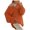 Orange, variant on GigrtiJin Women's Fall Winter V-Neck Sweater Lightweight Oversized Casual Sweater Solid Color Knit Pullover Sweater Tops