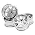 thumbnail image 3 of Llantas para coche RC a escala 1/10, accesorios para juguetes RC, diámetro de 2,05", alto rendimiento Blanco, 3 of 9