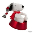thumbnail image 3 of Hallmark 9.75" Christmas Tree Topper (Peanuts Plush Fabric), 3 of 6