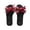 Red, variant on VerPetridure Women's Sandals Summer Casual Flat String Bead Sandals Bohemian Style Flower Buckle Strap Shoes