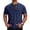 Royal Blue #002, variant on Men's Henley Shirts Casual Short Sleeve Button T-Shirt with Pocket, 2XL