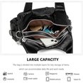 thumbnail image 5 of Sunyuer Vintage Tote Bags for Women, Large Capacity Vintage Multi-Pocket PU Leather Handbag Crossbody Shoulder Bag, 5 of 8