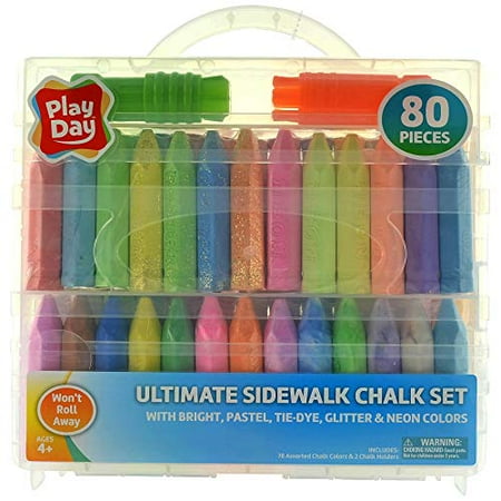 Ultimate Sidewalk Chalk 80 Piece Set