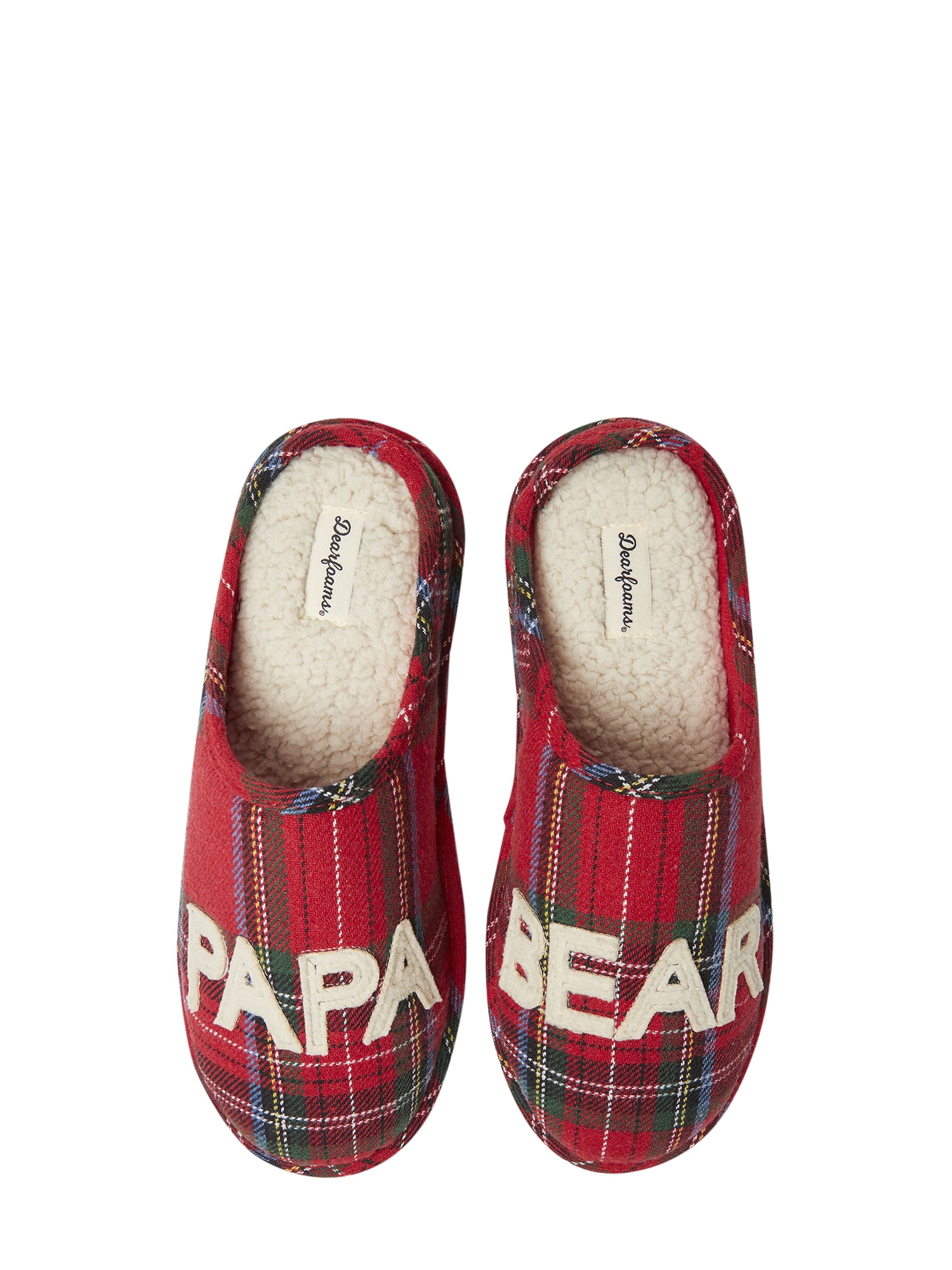 dearfoams papa bear slippers