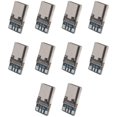thumbnail image 4 of 10 Pcs USB 3.1 Type C Connector 14 Pin Female Socket Receptacle, 4 of 5