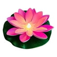 thumbnail image 5 of PPgejGEK 6 Pack LED Floating Lotus Flower Water Induction Light Night Light for Pool Pond Garden Decor Waterproof Rotating 15cm Warm White, 5 of 6