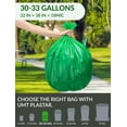 thumbnail image 2 of 200 Count Compostable Trash Bags 30-33 Gallon, 32 x 38 Inch Biodegradable Garbage 18 Micron, Green Eco Friendly Kitchen & Household, 2 of 4
