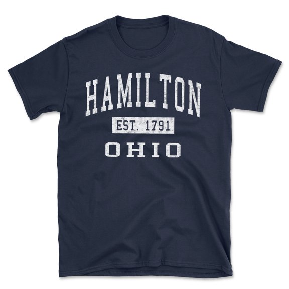 Hamilton Ohio Classic Established Men's Cotton T-Shirt
