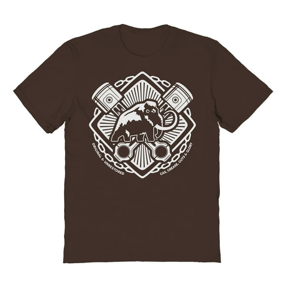 Original & Unrestored Glory Graphic Dark Chocolate Men's Cotton T-Shirt