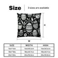 thumbnail image 5 of Easter Set of 2 - Chair Pillow Covers with Unique Patterns - Throw Pillow Inserts Included, Available in 16x16, 18x18, 20x20 Inches - Ideal for Home Decor,and Gifts, 5 of 6
