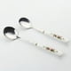 thumbnail image 3 of Twowood Hogar 5 PCS Cocina Utensilio Sopa Soup Spoons Rose Cerámica Mango Cuchara de acero inoxidable Conjunto Twowood 22578, 3 of 7