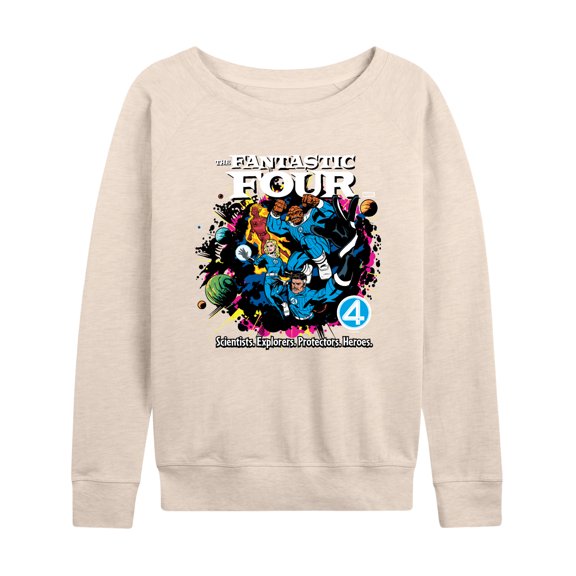 Marvel - Fantastic Four Fantastic 4 Galactus Comic - Women's French Terry Long Sleeve Shirt