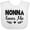 AA-White, variant on Inktastic Nonna Baby Clothes Grandchild Girls Baby Bib