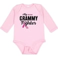 thumbnail image 3 of Inktastic Breast Cancer Awareness My Grammy is a Fighter Boys or Girls Long Sleeve Baby Bodysuit, 3 of 5