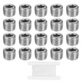 thumbnail image 1 of 20 Pcs 304 Stainless Steel Pipe Plug 1/8" NPT Male Internal Hex Thread Socket Pipe Plug, 1 of 7