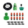 thumbnail image 3 of TIMIFIS Fresh Keeping 32Ft Greenhouse Drip Irrigation Kit Automatic Irrigation System Patio Misting Plant Watering System Blank Distribution Tubing Hose Adjstable Nozzle Emitters Watering Can, 3 of 8