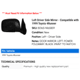 thumbnail image 2 of Left Driver Side Mirror - Compatible with 1999 Toyota 4Runner, 2 of 2