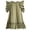 Green, variant on EHQJNJ Baby Girl Outfits 12-18 Months Summer Cotton Ruffle Edge New Loose Fit Girls' Long Dress Princess Dress Little Girls' Fashion Dress Suitable For Children Aged 1 To 6 Yellow Floral