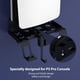 thumbnail image 5 of Kit de montaje en pared 6 en 1 para PS5 Silm compatible con la consola Playstation 5 Silm (edición Disc y Digital) con cable de carga magnético y soporte desmontable para mando, 5 of 7