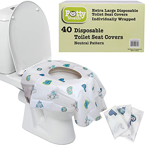 Toilet Seat Covers Disposable XL Potty Seat Covers Individually Wrapped By 