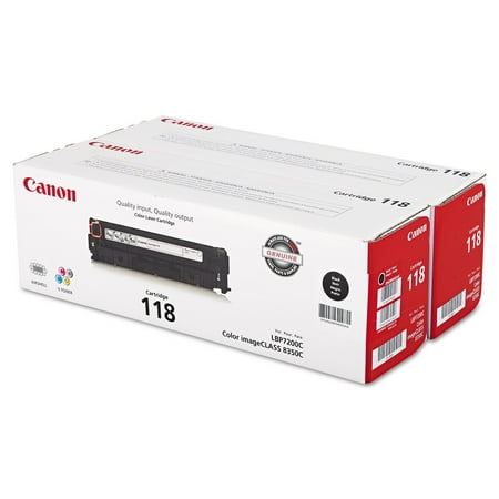 UPC: 0013803116953 | Canon 118 (2662B004) Black Toner Cartridge