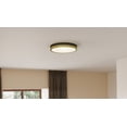 thumbnail image 2 of WLN1615MBKG Quoizel Lighting Weldin - 30W LED Flush Mount In Contemporary Style-2 Inches Tall and 15 Inches Wide-Matte Black Gold Finish, 2 of 9