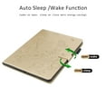thumbnail image 4 of iPad Case 10.2", iPad 7th Generation Case Cover, Allytech Premium PU Leather Butterfly Design Smart Cover Auto Sleep Wake Slim Lightweight Shockproof Folio Stand Case for Apple iPad 10.2" 2019,Gold, 4 of 7