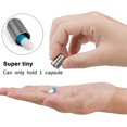 thumbnail image 4 of czcpp-Titanium Pill Case with 28'' Necklace Chain,Micro Keychain Pill Holder.Waterproof Pill Fob for Emergency Aspirin & Nitroglycerin for Travel Purse Pocket, 4 of 4