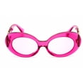 thumbnail image 2 of Versace VE 4426BU Plastic Womens Round Sunglasses Transparent Fuchsia 54mm Adult, 2 of 2