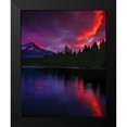 thumbnail image 2 of Leahy, Ike 20x24 Black Modern Framed Museum Art Print Titled - Mt. Hood XXVII, 2 of 5