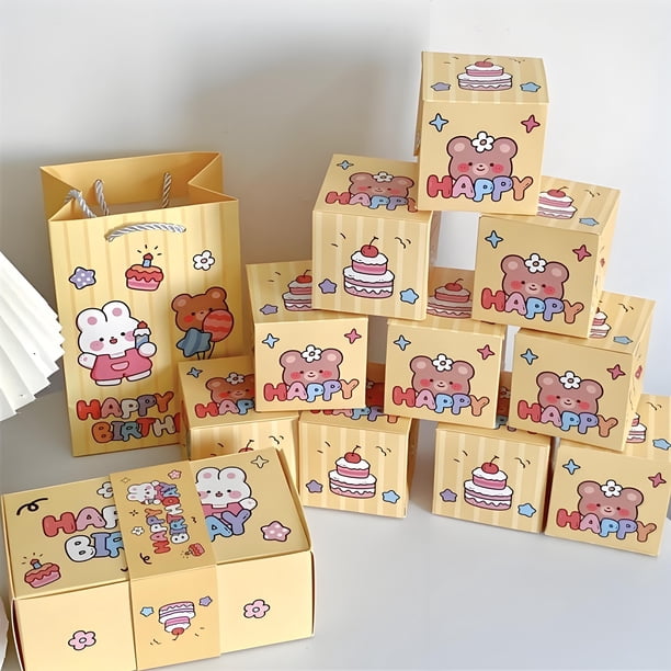 Descuentos Únicos Solo en Línea, Caja de regalo sorpresa con forma de osito de Littles de Cake Littles Akmoler