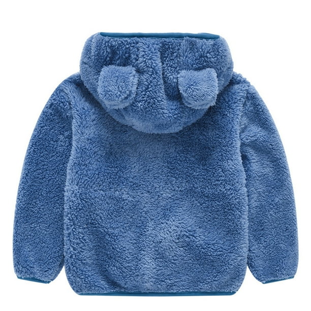 Flywake Toddler Baby Girls Boys Fleece Hoodie Jacket Coat Winter