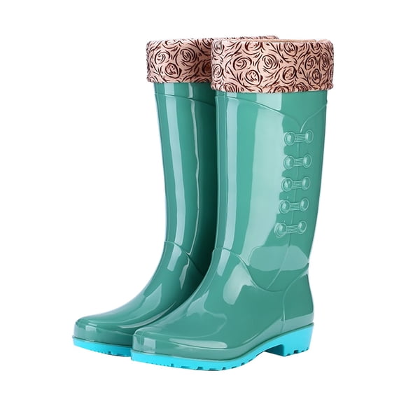 Kiplyki Wholesale Adult High-top Non-slip And Waterproof Rain Boots With Velvet And Wear-resistant