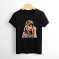 thumbnail image 2 of Shangniulu Classic round neck women's T-shirt, leopard print girl print summer personalized fashion T-shirt soft fabric, good elasticity, lightweight and breathable, 2 of 4