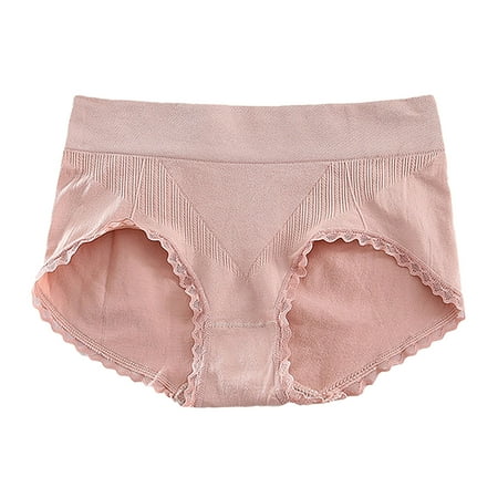 

zuwimk Panties For Women Thong Sport Thong Panties Women Low Rise No Show Bonded Breathable Underwear Pink One Size