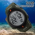thumbnail image 4 of SKMEI Men's Digital Sports Watch Large Face Military Format Waterproof Stopwatch Alarm Wrist Watch, 4 of 9