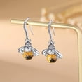 thumbnail image 5 of hanxiulin fashion zircon bee earrings diamond vintage bee earrings stud earrings, 5 of 7