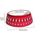 thumbnail image 3 of PONPRNGY Christmas Tree Collar, Knit Red Xmas Tree Collar, Christmas Tree Collars for Atificial Trees, Farmhouse Tree Stand Base Cover Ring Skirt, 3 of 6