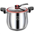 thumbnail image 1 of Olla A Presión de Acero Inoxidable de Alimenticio Olla de Cocción Rápida con Tapa Antiadherente, Apta para Inducción, Apta para Lavavajillas, para Uso Doméstico y Restaurante, 1 of 5