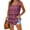 Hot, variant on USSUMA Summer Tops for Women 2025 Women's Tank Tops Sleeveless Square Neck Loose Fit Casual Printed Lounging Blouse Breathable Blouse Trekking Blue Polyester Up to 65% off Tank Top for Women Xxl
