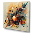 thumbnail image 2 of DESIGN ART Designart "Orange Retro Vibe Background I" Modern Geometric Canvas Print 30 in. wide x 30 in. high, 2 of 5