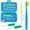 Invisible Orthodontic Blue Set, variant on Orthodontic Oral Care Kit with Case – Designed Specifically for Braces, Includes a Detachable Toothbrush, Interdental Brushes, Tongue Scraper, Brace Remover, and Bite Block – For Daily Use and Travel