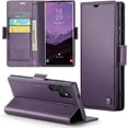 thumbnail image 1 of Case for Samsung Galaxy S25 Ultra Wallet Case with Card Holder, Kickstand RFID Blocking Magnetic Closure Shockproof Protective PU Leather Case for Samsung S25 Ultra Flip Case Wallet, 1 of 7