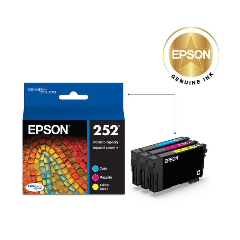 Epson, Ink Cartridge, 252 Standard-capacity Color Multi-Pack